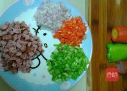 青椒炒饭的做法图解2