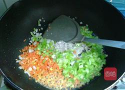 青椒炒饭的做法图解4