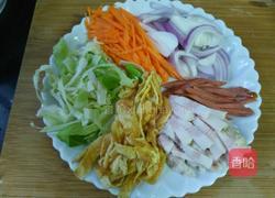 炒粉干的做法图解3