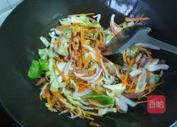 炒粉干的做法图解5