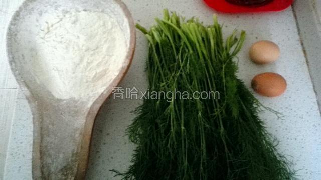 准备好所需的食材。