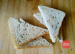 鸡蛋煎吐司的做法图解2