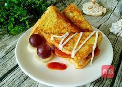 鸡蛋煎吐司的做法图解7