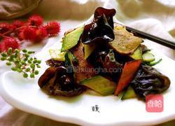 黄瓜木耳炒肉的做法图解12