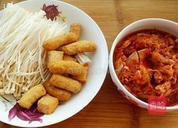 韩国泡菜火锅的做法图解2