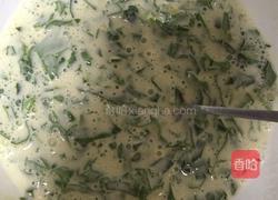 芹菜叶煎饼的做法图解4