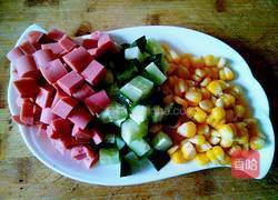 火腿玉米的做法图解2