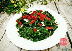 凉拌枸杞叶的做法图解10