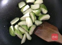 丝瓜虾皮汤的做法图解3