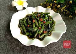 橄榄菜四季豆的做法图解7