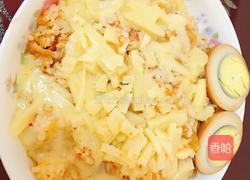 辣白菜芝士炒饭的做法图解11