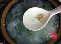 鸡肉菜粥的做法图解9