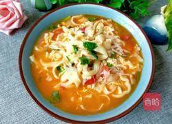 番茄鸡蛋汤面的做法图解12