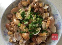 葱油花蛤的做法图解4