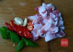 五花肉炒茄子的做法图解2