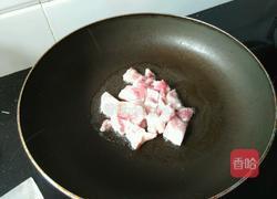 五花肉炒茄子的做法图解3