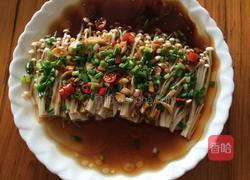 蒜香金针菇（微波炉）的做法图解8