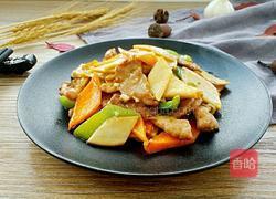 杏鲍菇胡箩卜炒肉的做法图解11