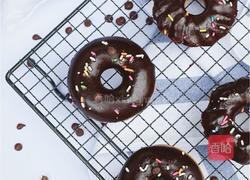烤箱版#巧克力甜甜圈的做法图解15
