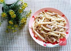 肉炒海鲜菇的做法图解6