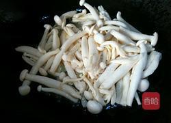 肉炒海鲜菇的做法图解4