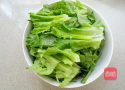 鲮鱼油麦菜的做法图解1