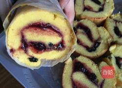 蓝莓蛋糕卷的做法图解12