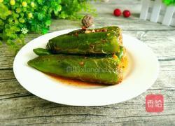 辣椒塞肉的做法图解11