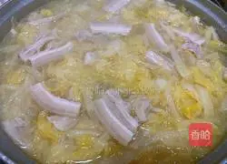 酸菜汆白肉的做法图解7