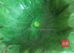 荷叶糯米蒸肉末的做法图解6