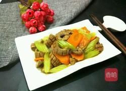 芹菜炒腰花的做法图解13