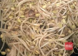 黄豆芽炒肉的做法图解4