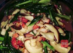 香菇肉丁油麦菜的做法图解6