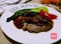 红酒黑胡椒牛排的做法图解9