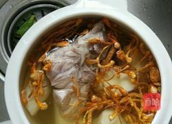 虫草花淮山排骨汤的做法图解5