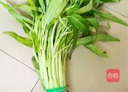 蒜炒空心菜的做法图解1