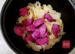 银耳紫薯汤的做法图解3