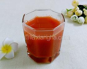 鲜榨胡萝卜苹果汁