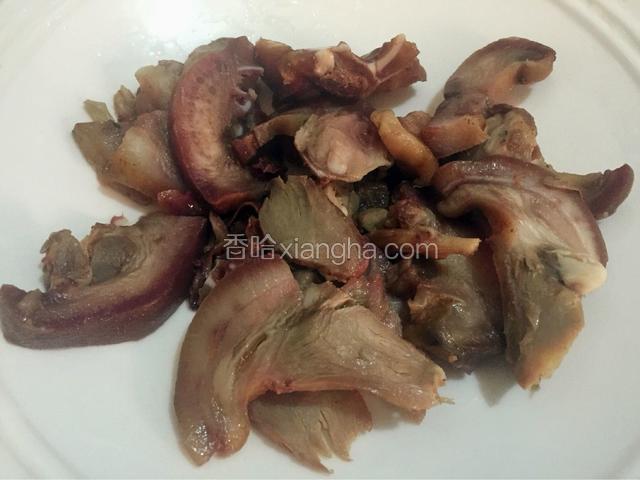 猪头肉切片