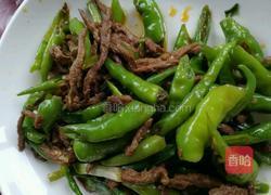 青椒牛肉丝的做法图解4