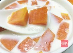 木瓜蒸牛奶的做法图解9