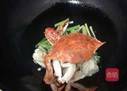 炒海蟹的做法图解5