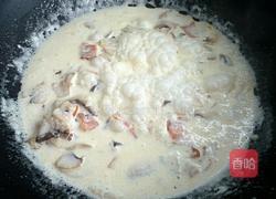 奶油蘑菇意面的做法图解6