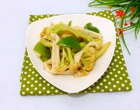 青椒炒菜花[图]