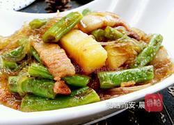 土豆豆角炖粉条的做法图解16