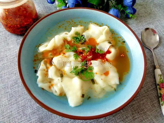 芹菜猪肉馅馄饨