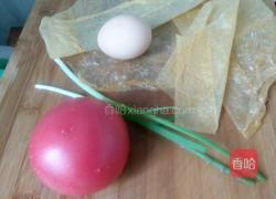 西红柿豆皮汤的做法图解1