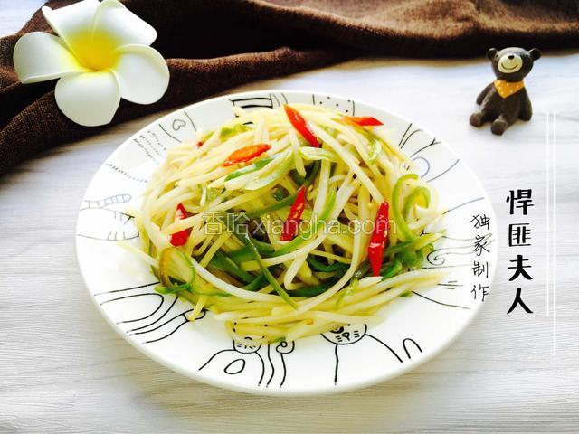 土豆丝炒青椒