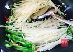 土豆丝炒青椒的做法图解5