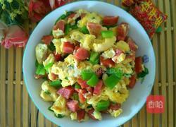 火腿炒蛋的做法图解8